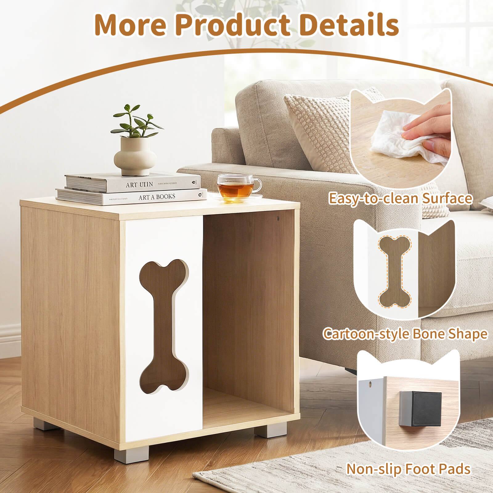 More Product Details

- Easy-to-clean Surface
- Cartoon-style Bone Shape
- Non-slip Foot Pads