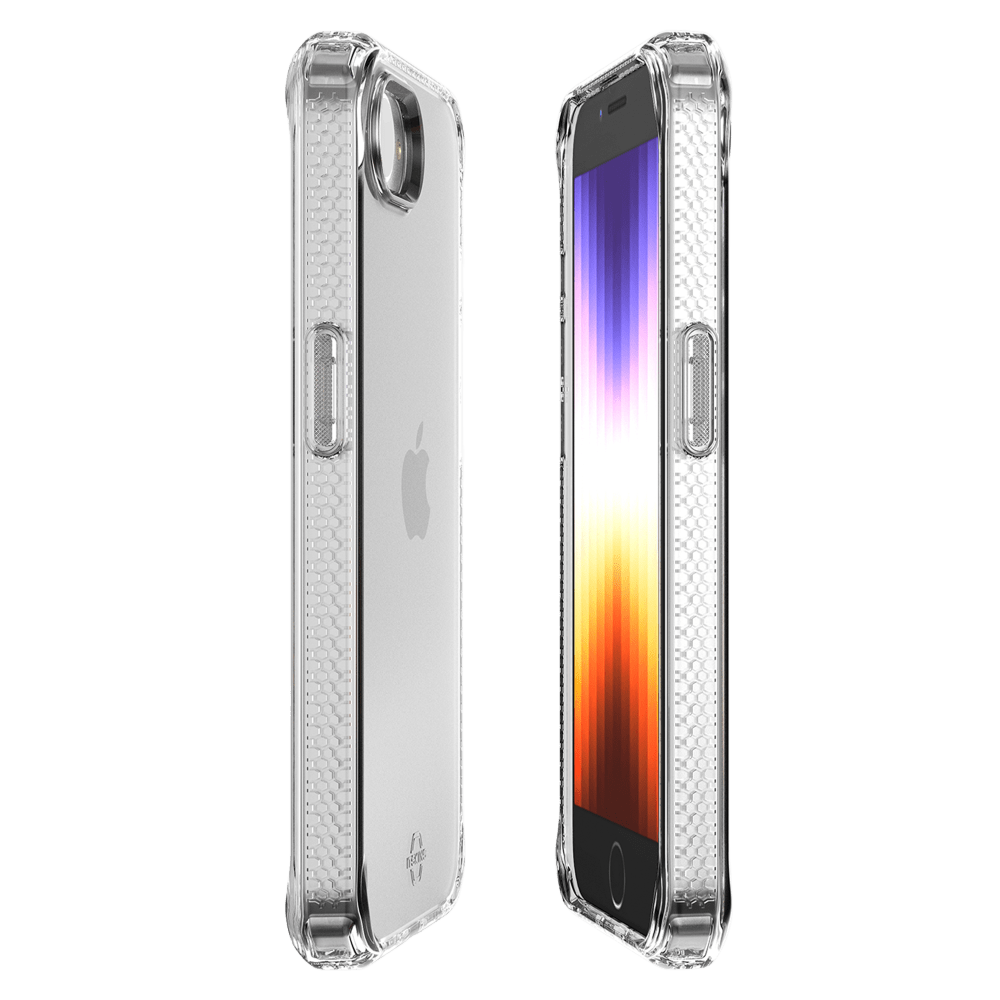 Alt View 2. Itskins - Spectrum_R Clear Case for Apple iPhone 16e / iPhone 15 / iPhone 14 / iPhone 13 - Clear.
