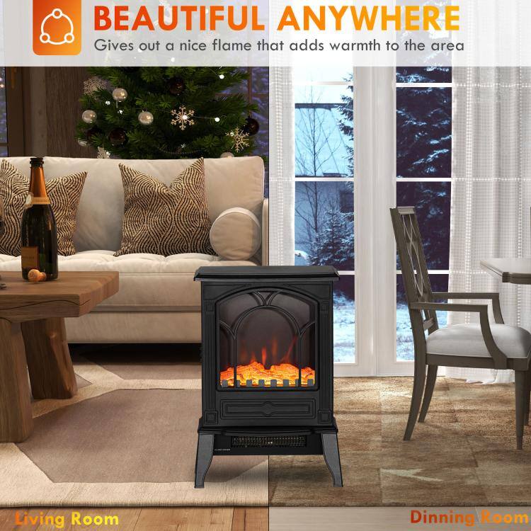 BEAUTIFUL ANYWHERE  
Gives out a nice flame that adds warmth to the area

Living Room  
Dining Room