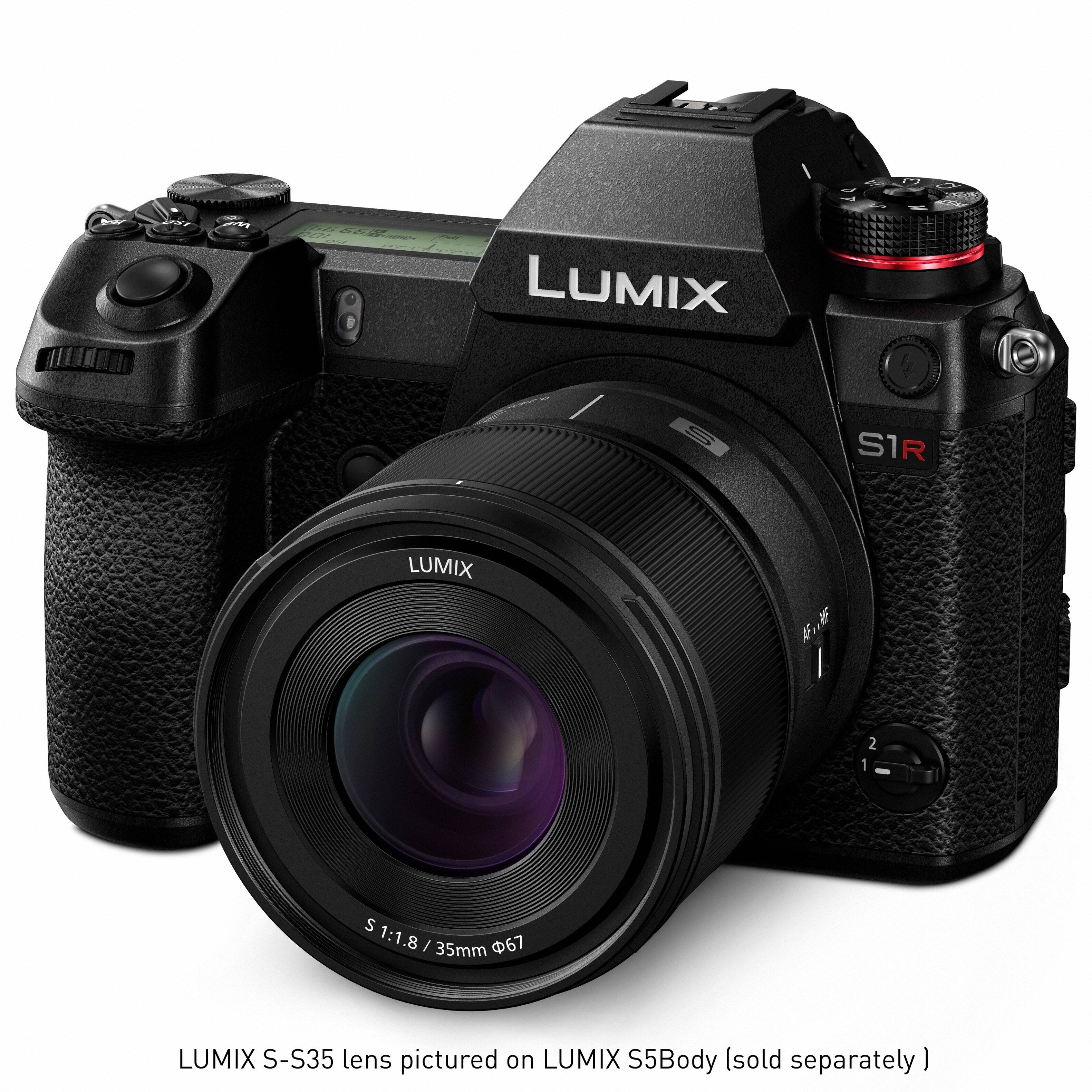 Alt View 11. Panasonic - Panasonic LUMIX S Series Camera Lens, 35mm F1.8 L-Mount Lens for Mirrorless Full Frame Digital Cameras, S-S35 - Black.