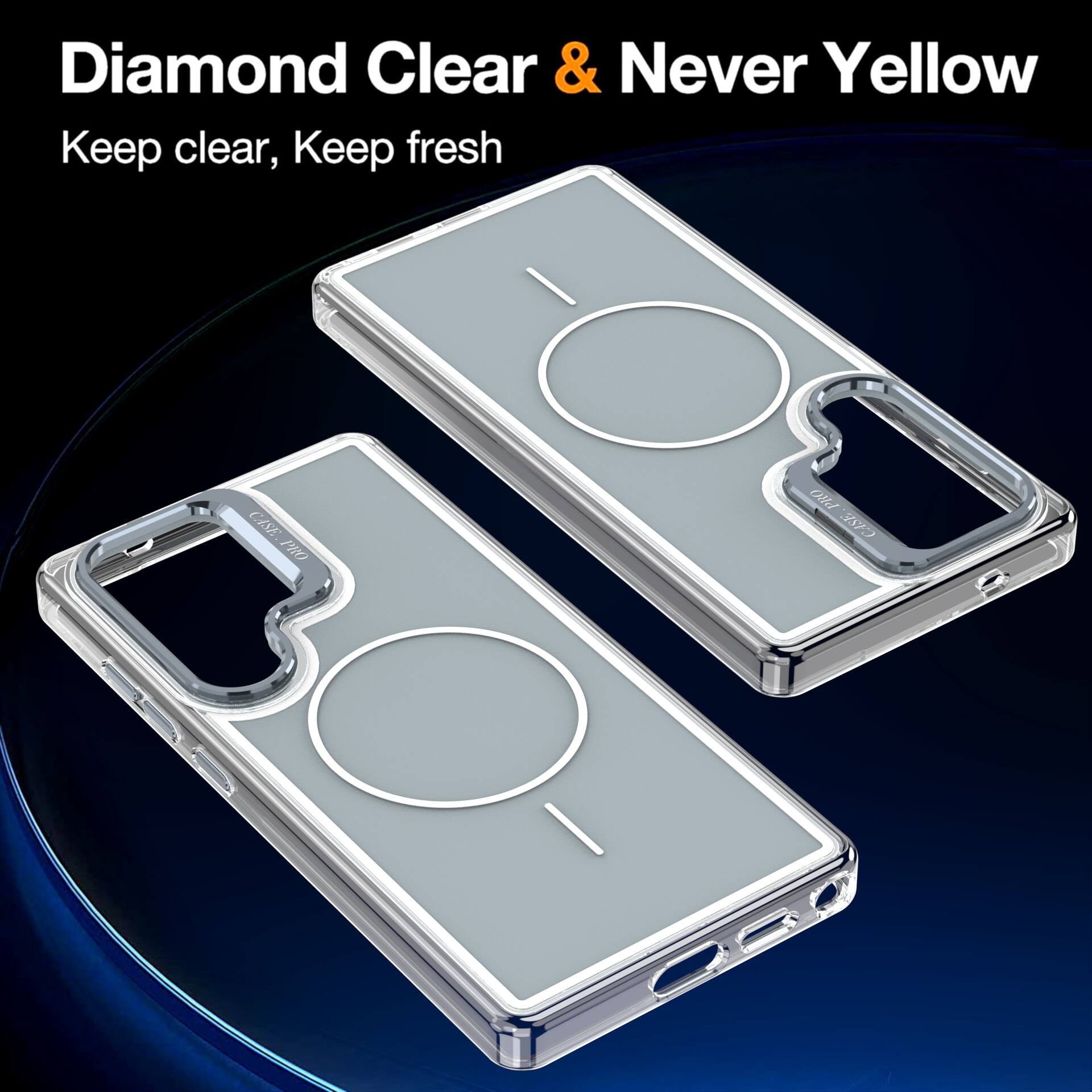 Diamond Clear & Never Yellow  
Keep clear, Keep fresh  
CASE.PRO  
CASE PRO 8d COE