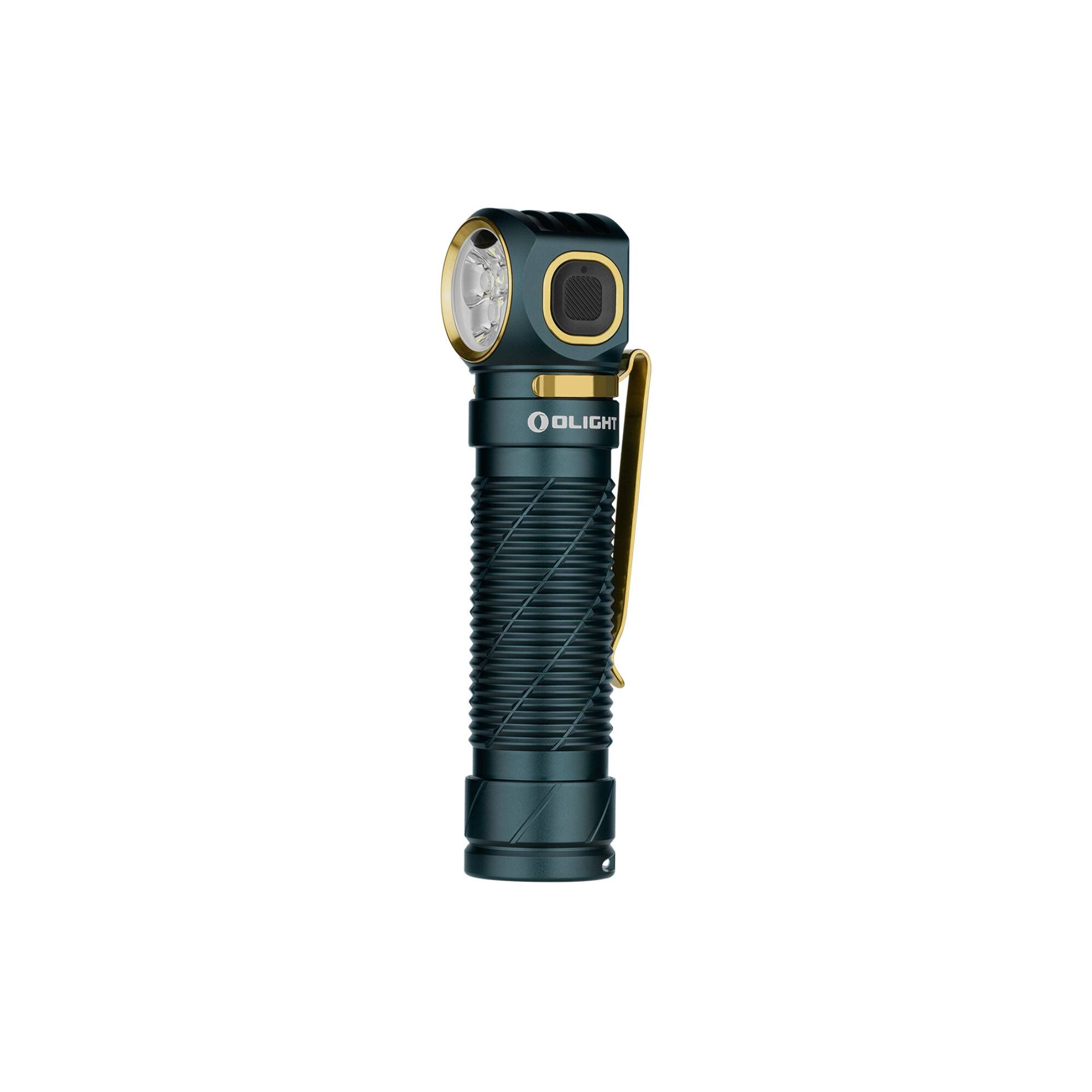 Back. OLIGHT - OLIGHT Perun 3 3000 Lumens Rechargeable Headlamp Flashlight (Dream Blue).