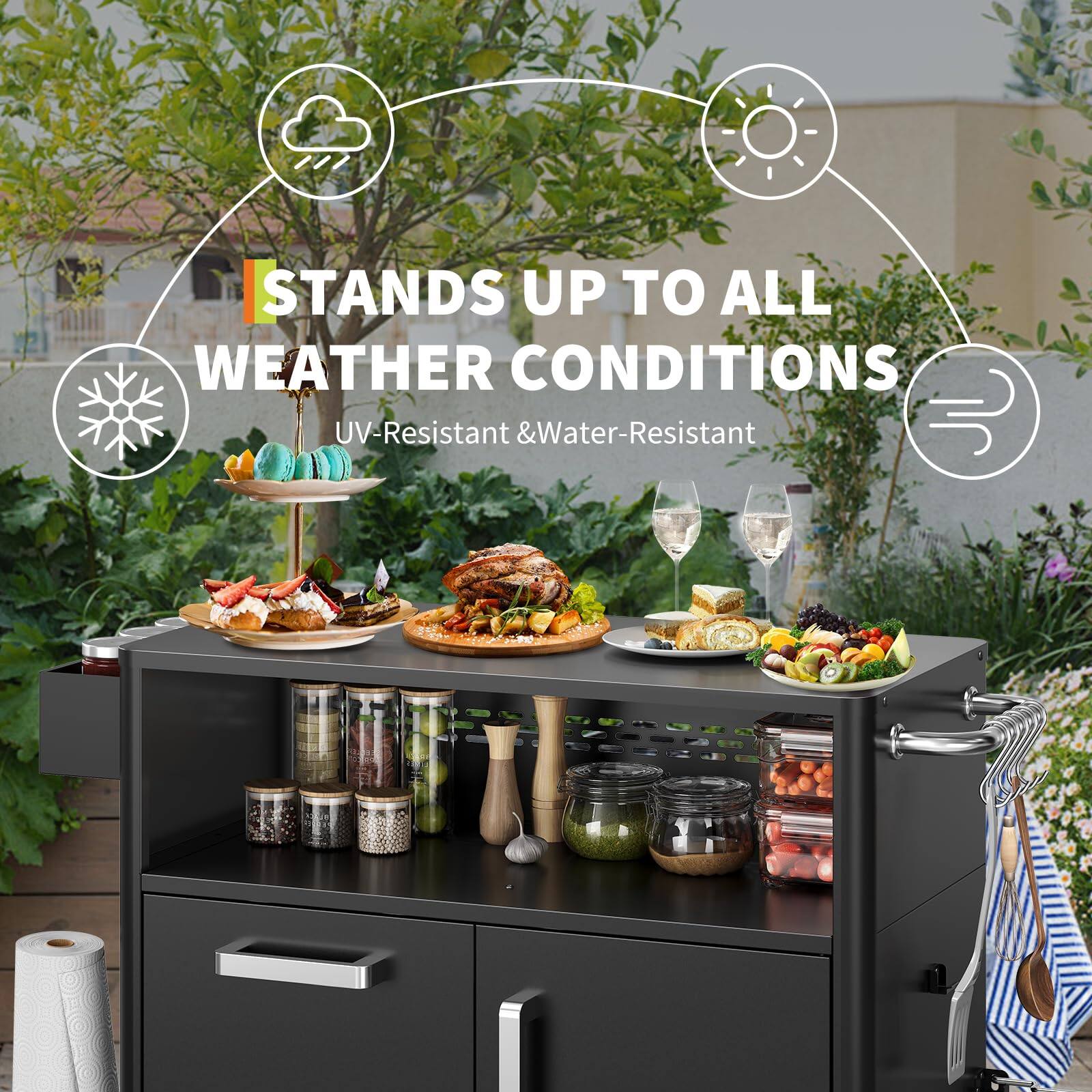 STANDS UP TO ALL WEATHER CONDITIONS  
UV-Resistant & Water-Resistant