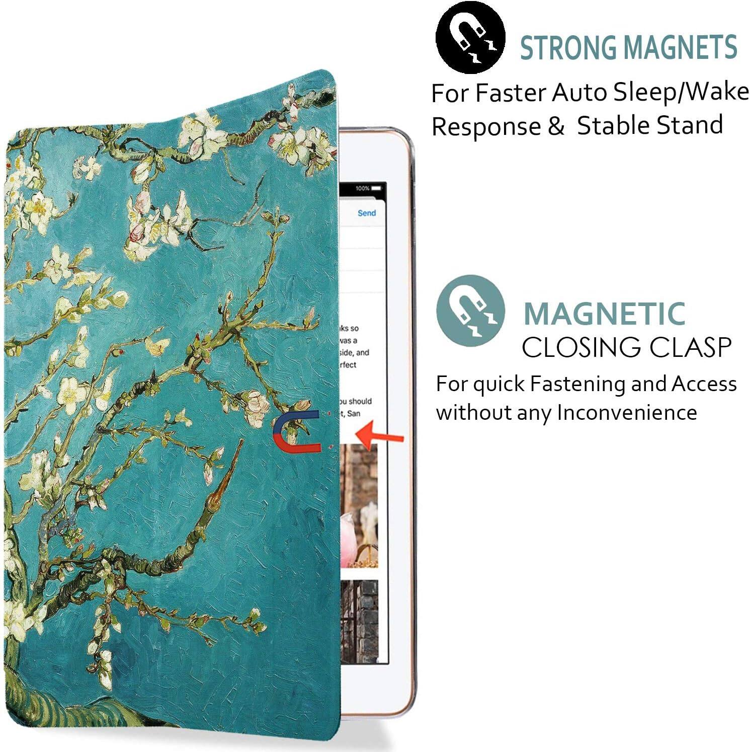 STRONG MAGNETS For Faster Auto Sleep/Wake Response & Stable Stand

100% Send

ks so was a side, and rfect u should , San C

MAGNETIC CLOSING CLASP For quick Fastening and Access without any Inconvenience