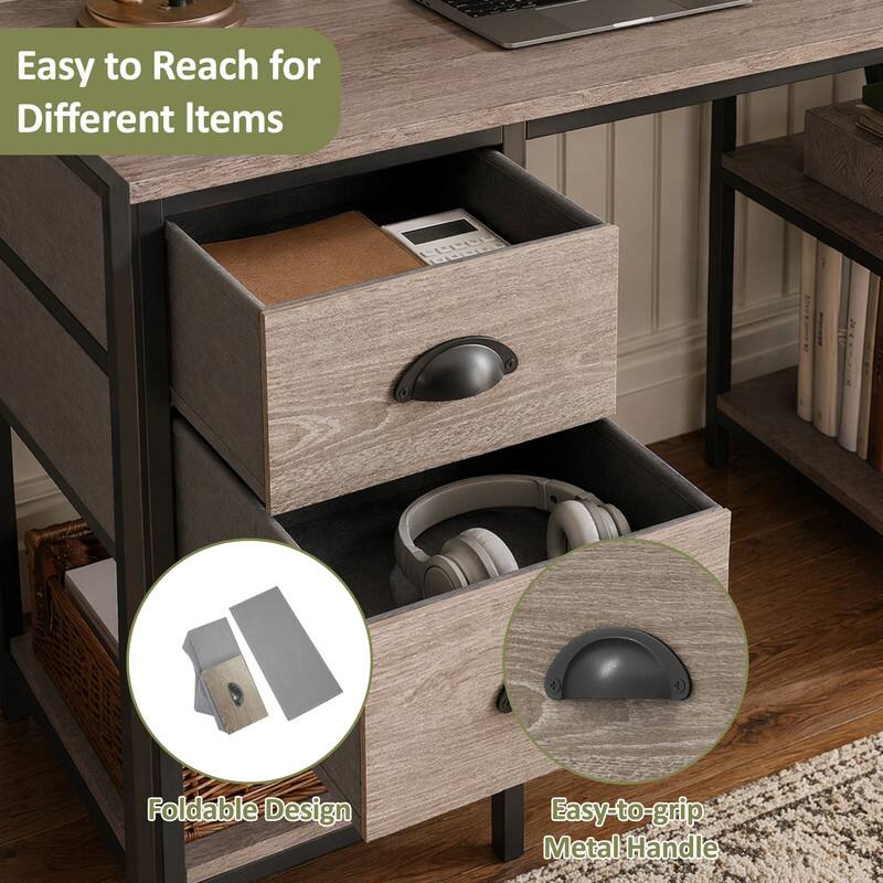 Easy to Reach for Different Items  
Foldable Design  
Easy-to-grip Metal Handle