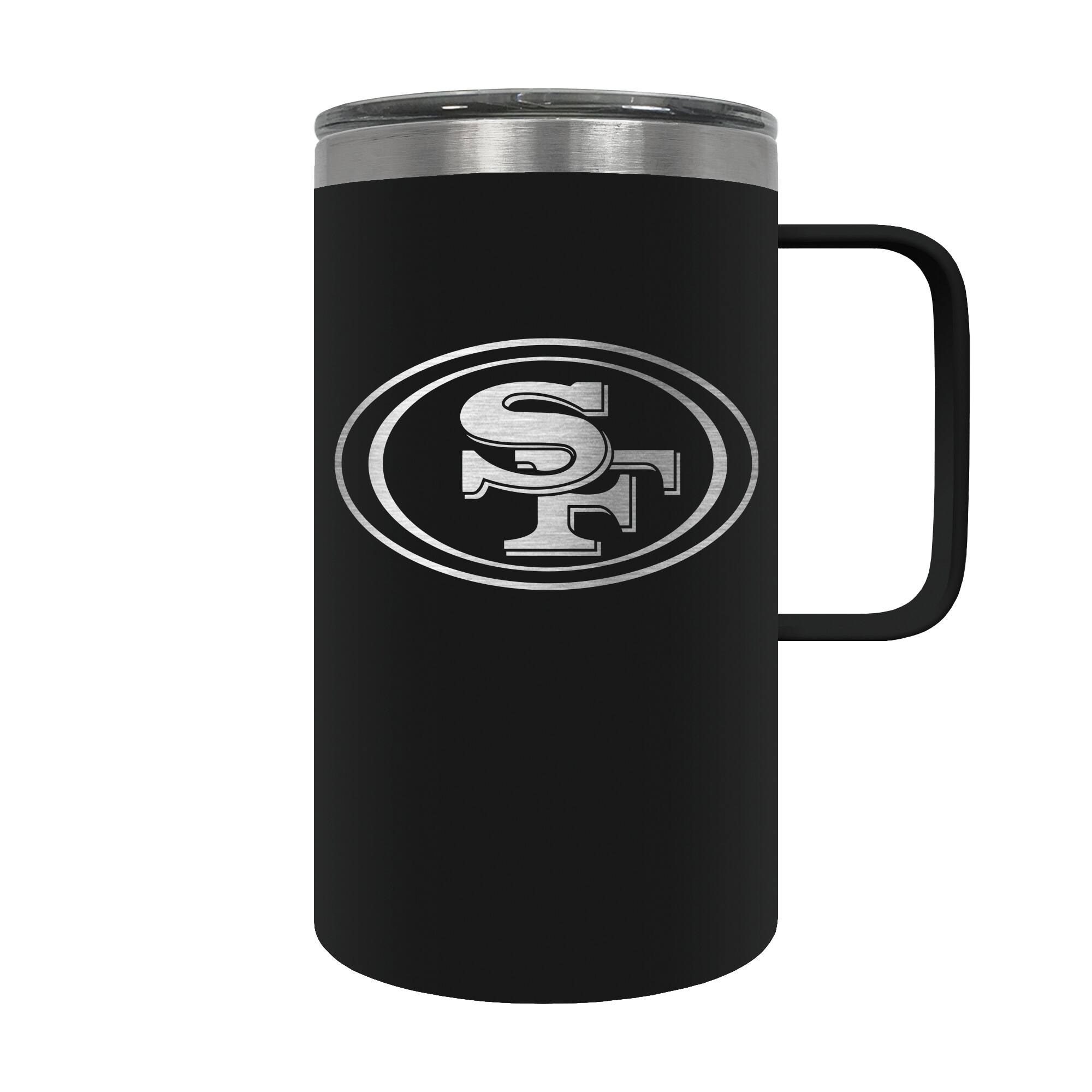 Great American Products - San Francisco 49ers 18oz. Hustle Travel Mug - Black