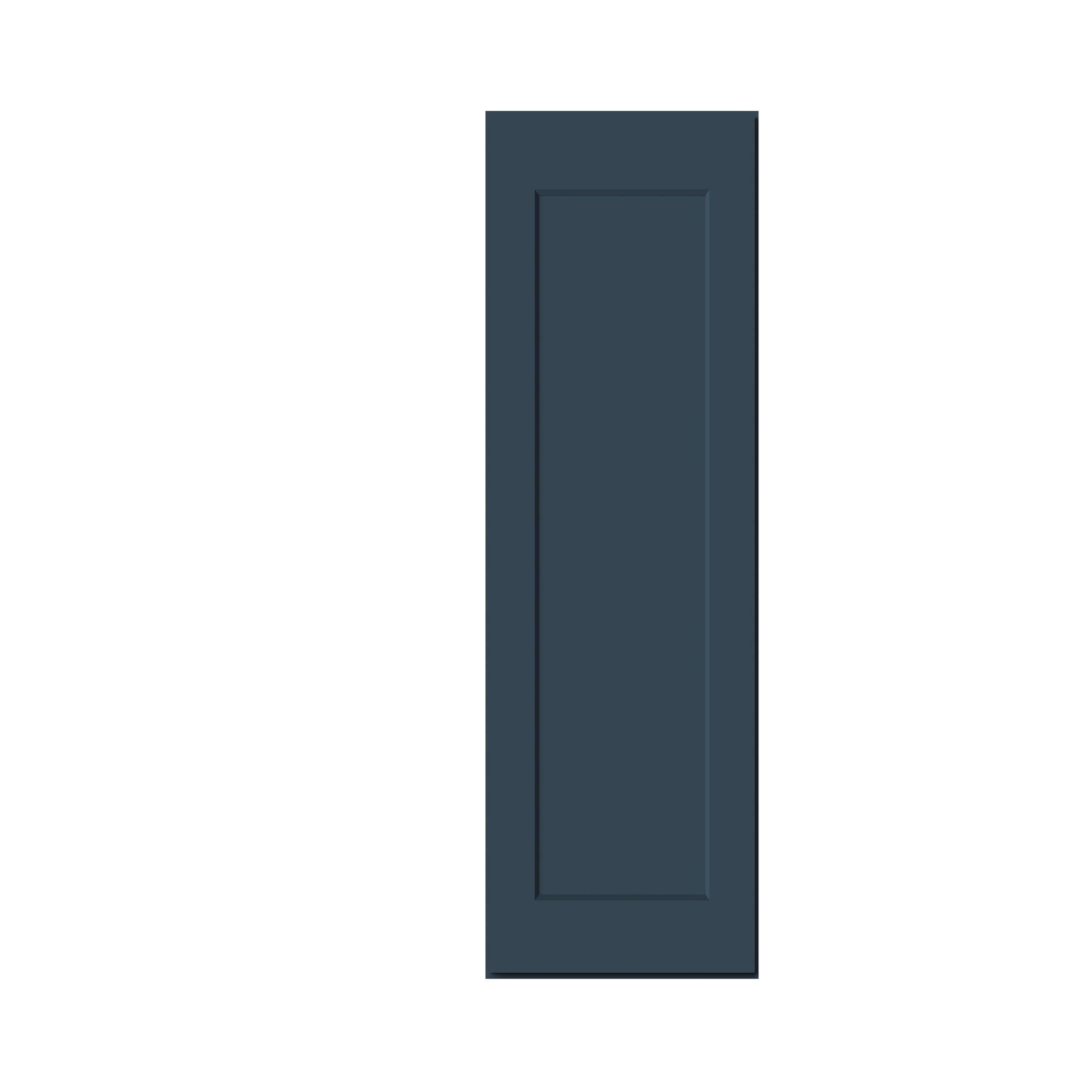 Alt View 1. Boyel Living - 18-in W x 36-in H x 12-in D Shaker RTA Kitchen Wall Cabinet with Soft-Close - Charcoal Blue.