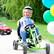 Alt View 5. hauck - hauck Ergonomic Pedal Ride On Go Kart Toys for Boys and Girls Ages 4 to 8, Green - Race Green.