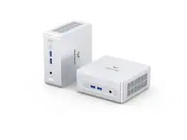 Minisforum - UM750L Slim Mini PC, AMD Ryzen 5 7545U, 16GB Memory, 1TB SSD, Windows 11 Pro - Silver