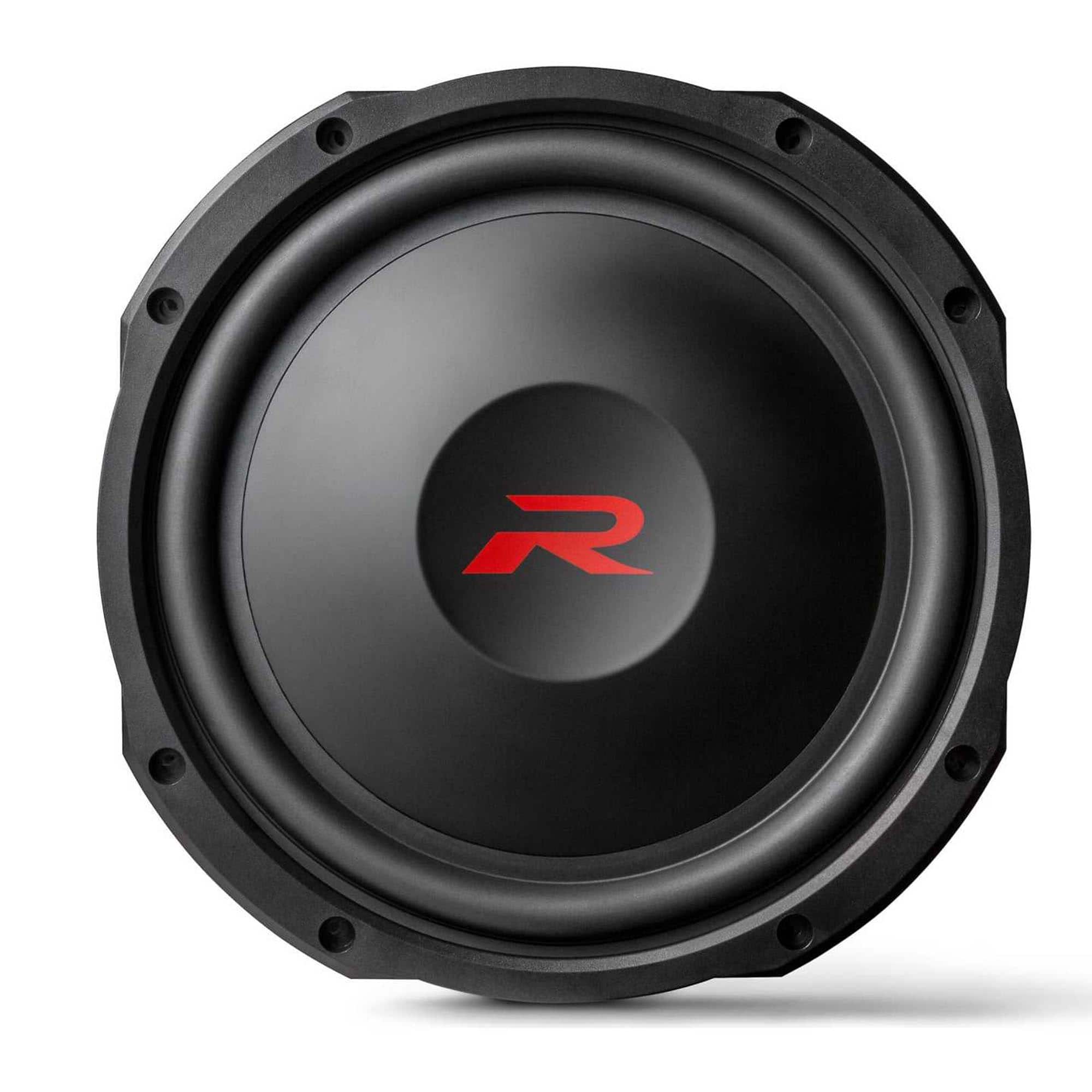 Alpine - RS-W12D2 12-inch R-Series Shallow Subwoofer with Dual 2-Ohm Voice Coils - Black/Gray