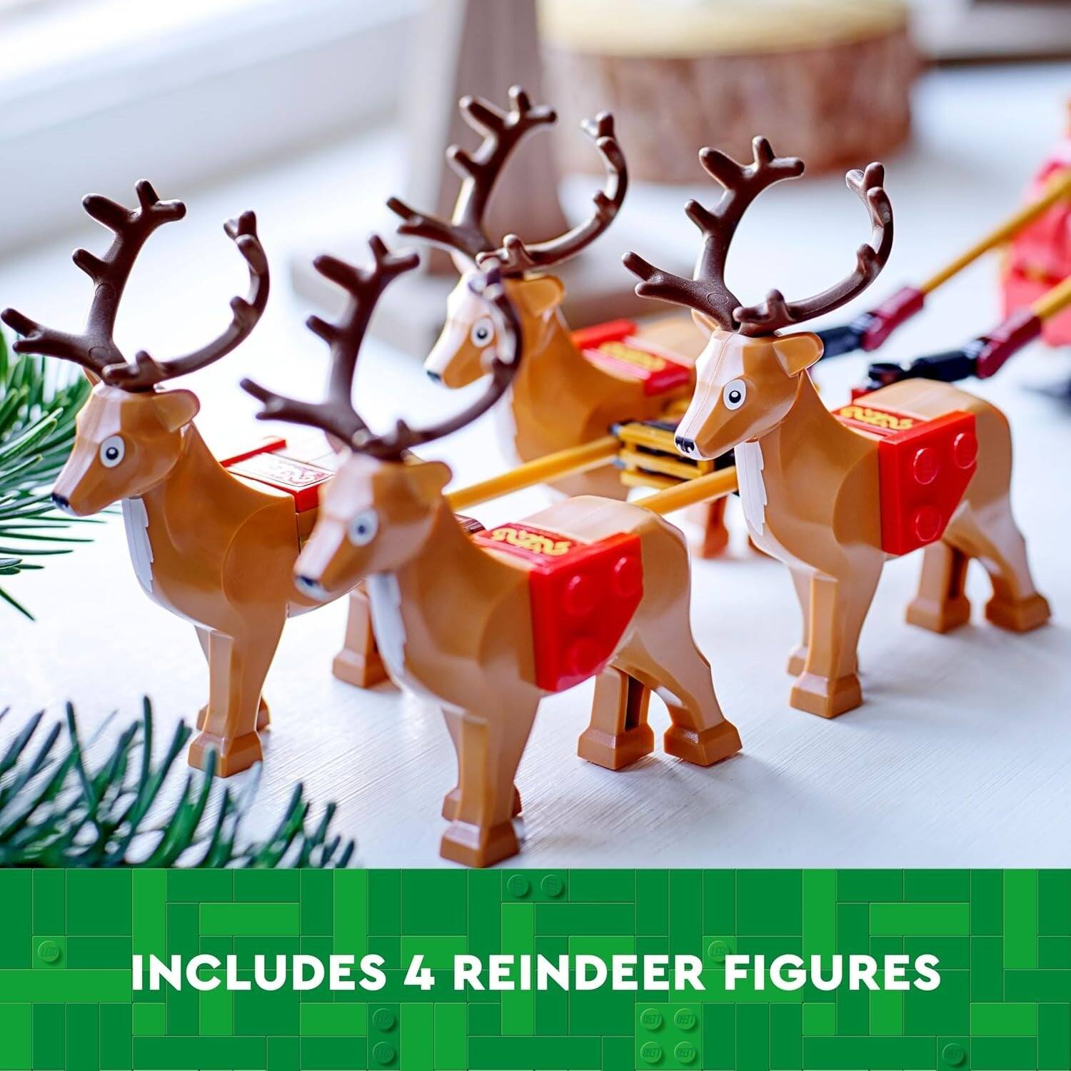 INCLUDES 4 REINDEER FIGURES