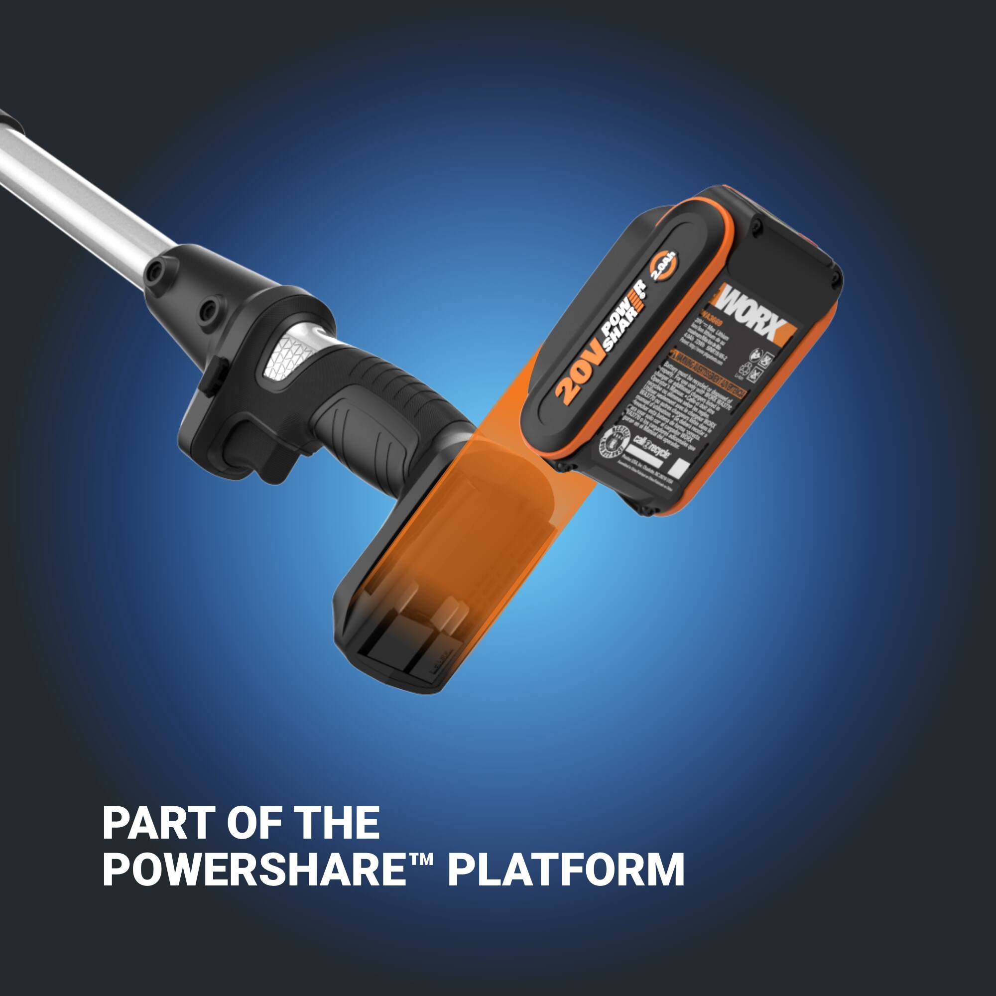 2DAk POW - T - - i - WORX - aa - LES 8 20V - ne aAiCan a Il - - X 2 - -   -  DIC - = n  n K S - - =  - -e  n .  1 - cl ! 7 myce - - - - PART OF THE POWERSHARE™ PLATFORM