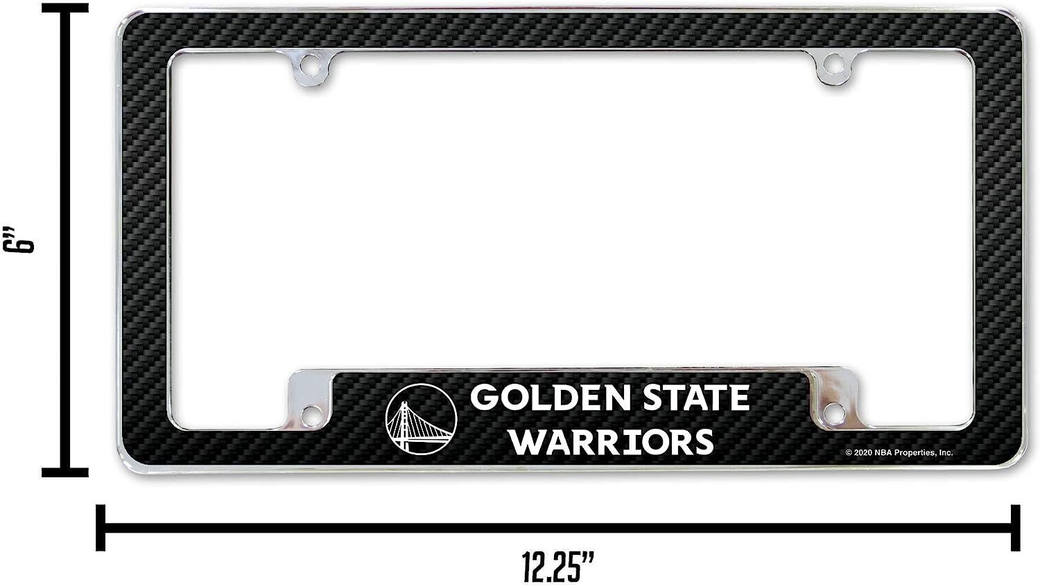 6" | GOLDEN STATE WARRIORS 12.25"  
© 2020 NBA Properties, Inc.