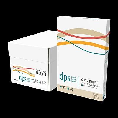 dps  
Diversity Products Solutions  
copy paper  
92 gsm  
20 sheets  
30% recycled paper
