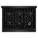 Alt View 2. ZLINE - 36 in. Wide 6 Burner ZLINE Classic Dual Fuel Black Stainless Convection Oven Range (CDRB-BR-36) - Black Stainless Steel.