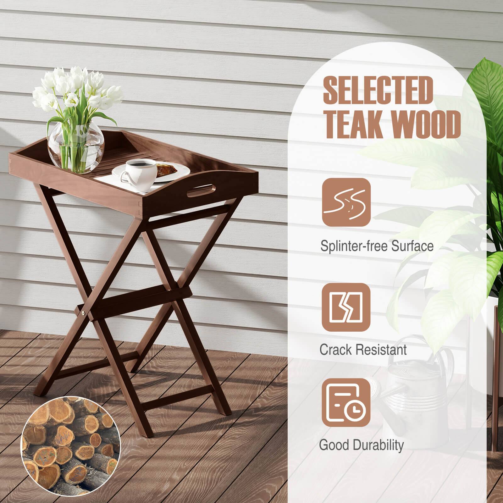SELECTED TEAK WOOD
SS Splinter-free Surface
Crack Resistant
Good Durability