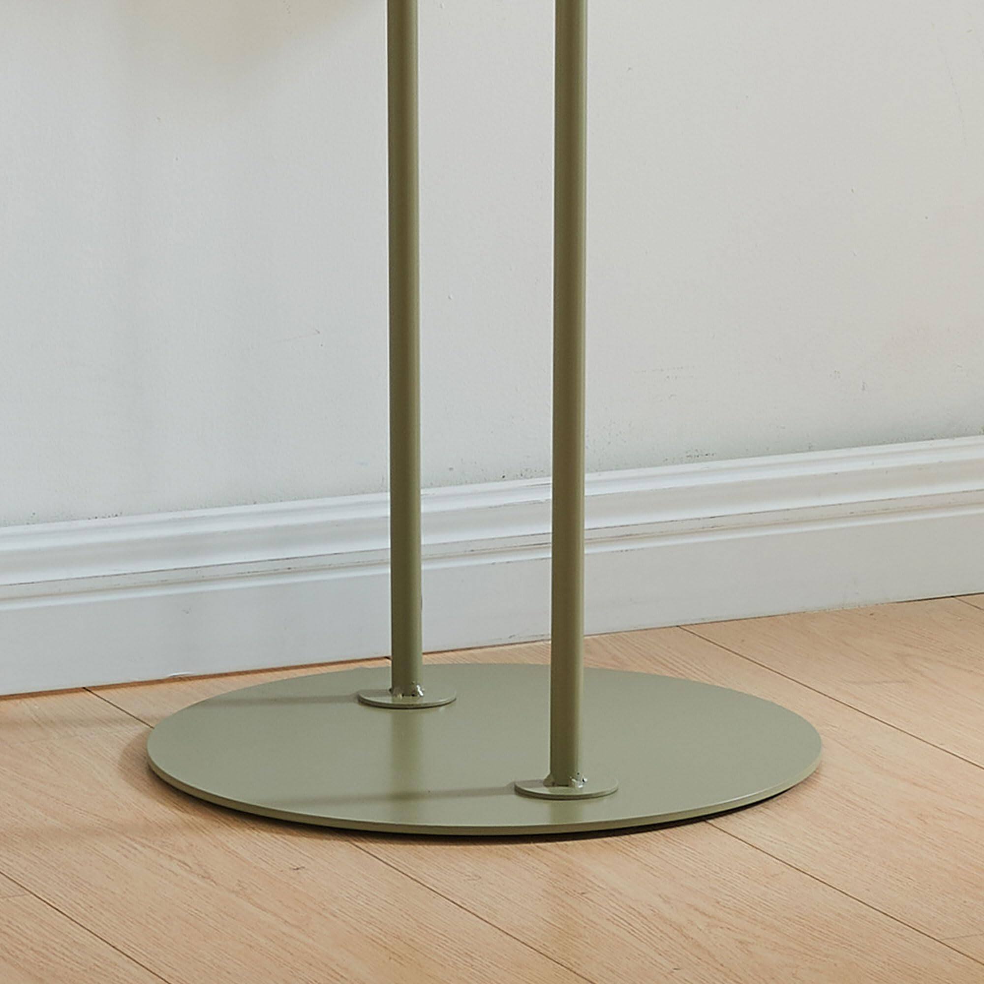 Alt View 2. Kings Brand Furniture - Kings Brand Furniture Cheska Suit Valet Stand with Circular Frame - Natural.