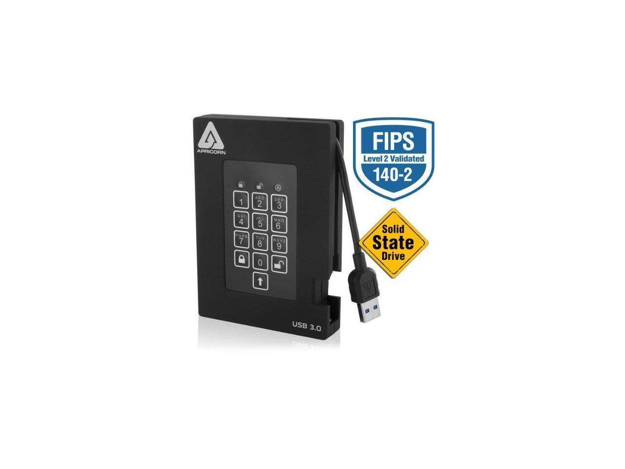 APRICORN  
FIPS Level 2 Validated 140-2  
Solid State Drive  
USB 3.0