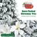Merry Christmas Snow-Flocked Christmas Tree Create a joyful Christmas Lifelike Poinsettia Flowers