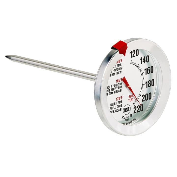 Escali - Oven Safe Meat Thermometer - Silver