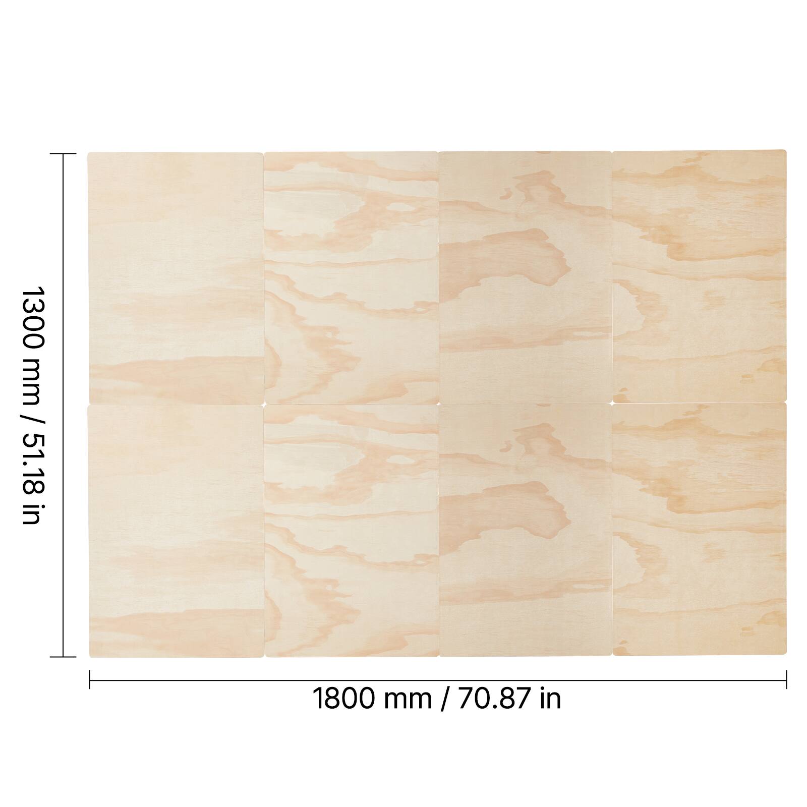 1300 mm / 51.18 in

1800 mm / 70.87 in