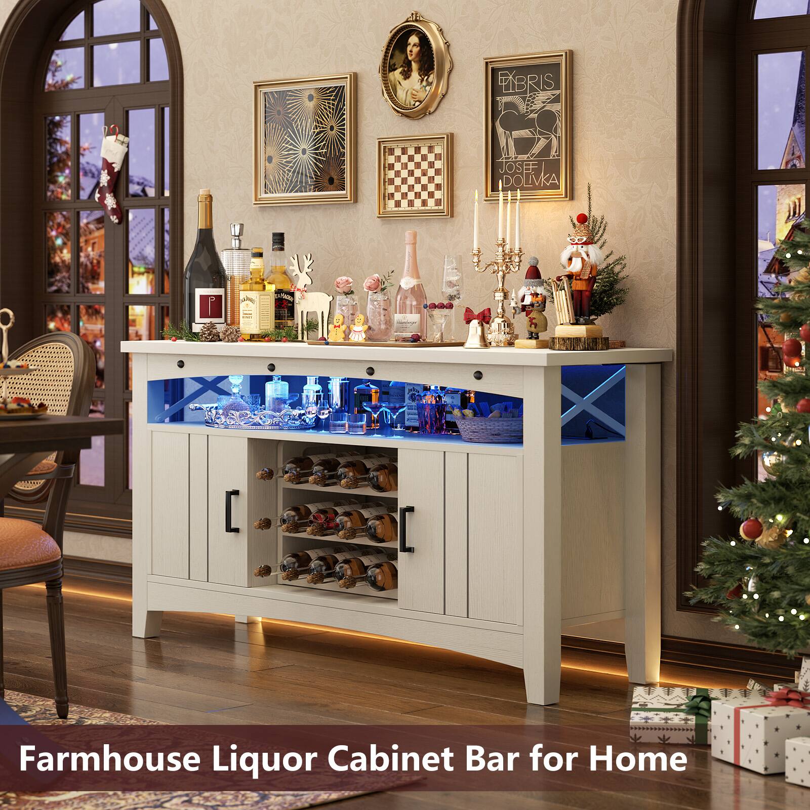 PIBRIS JOSE DOLIVKA

Farmhouse Liquor Cabinet Bar for Home