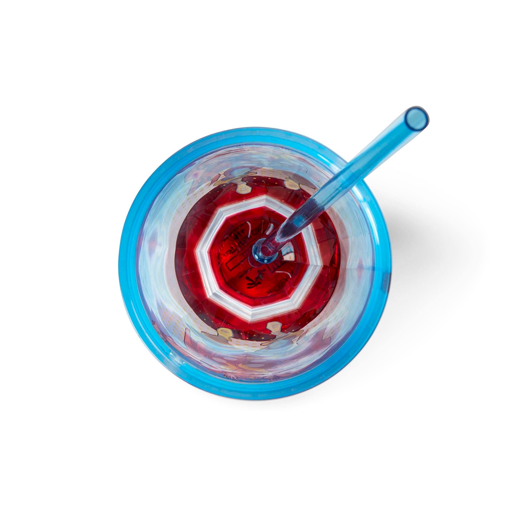 Alt View 2. Marvel - Marvel Thor God Of Thunder Plastic Tumbler Cup Lid & Straw | Holds 19 Ounces - Red.