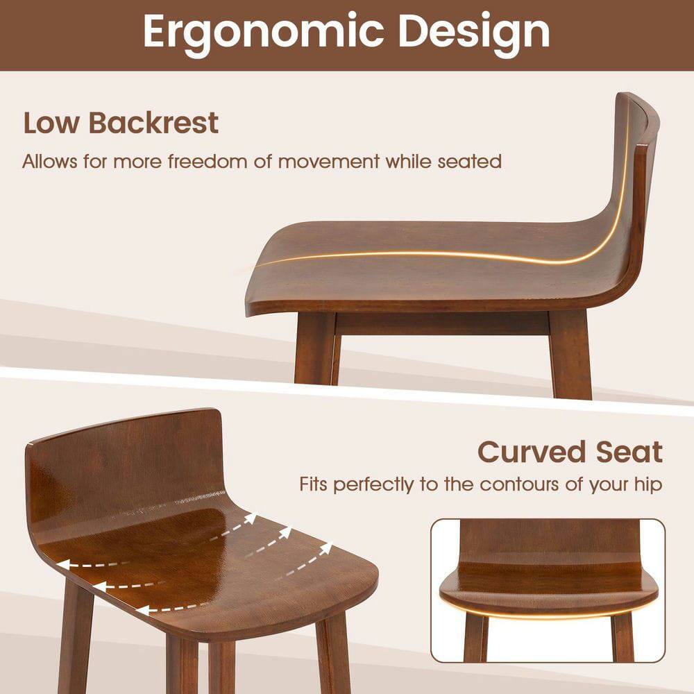 Ergonomic Design

Low Backrest  
Allows for more freedom of movement while seated

Curved Seat  
Fits perfectly to the contours of your hip