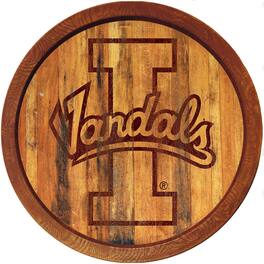 The Fan-Brand - Idaho Vandals 21'' x 21'' Faux Barrel Top Sign - Multicolor