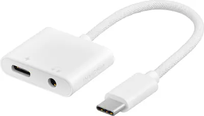 USB-A - 3,5mm Jack headset audio adapter / blauw USB-A - 3,5mm Jack headset audio adapter / blauw