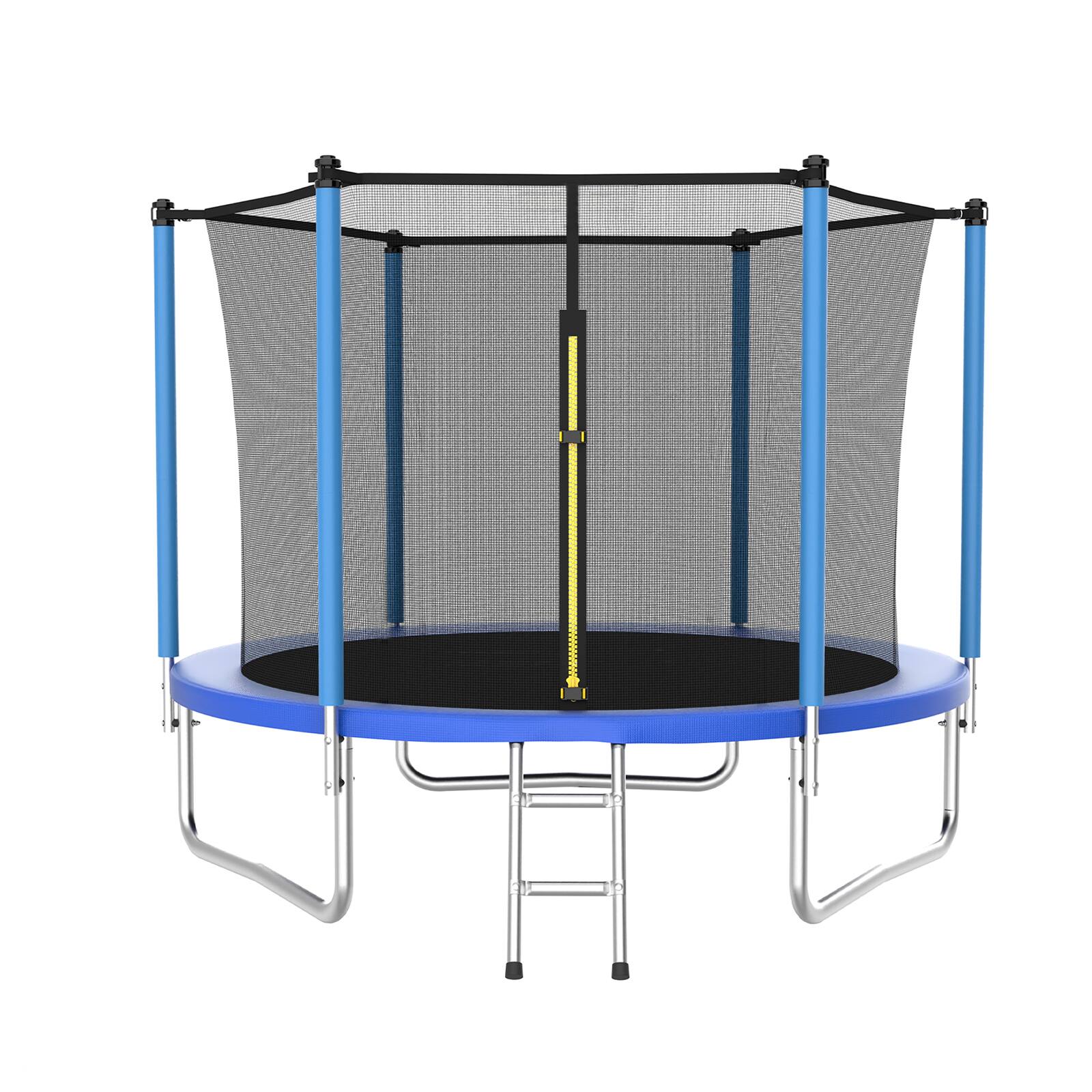 Alt View 1. LOVMOR - Lovmor 8 FT Trampoline with Ladder and Safety Enclosure Recreational Trampoline for Adults.