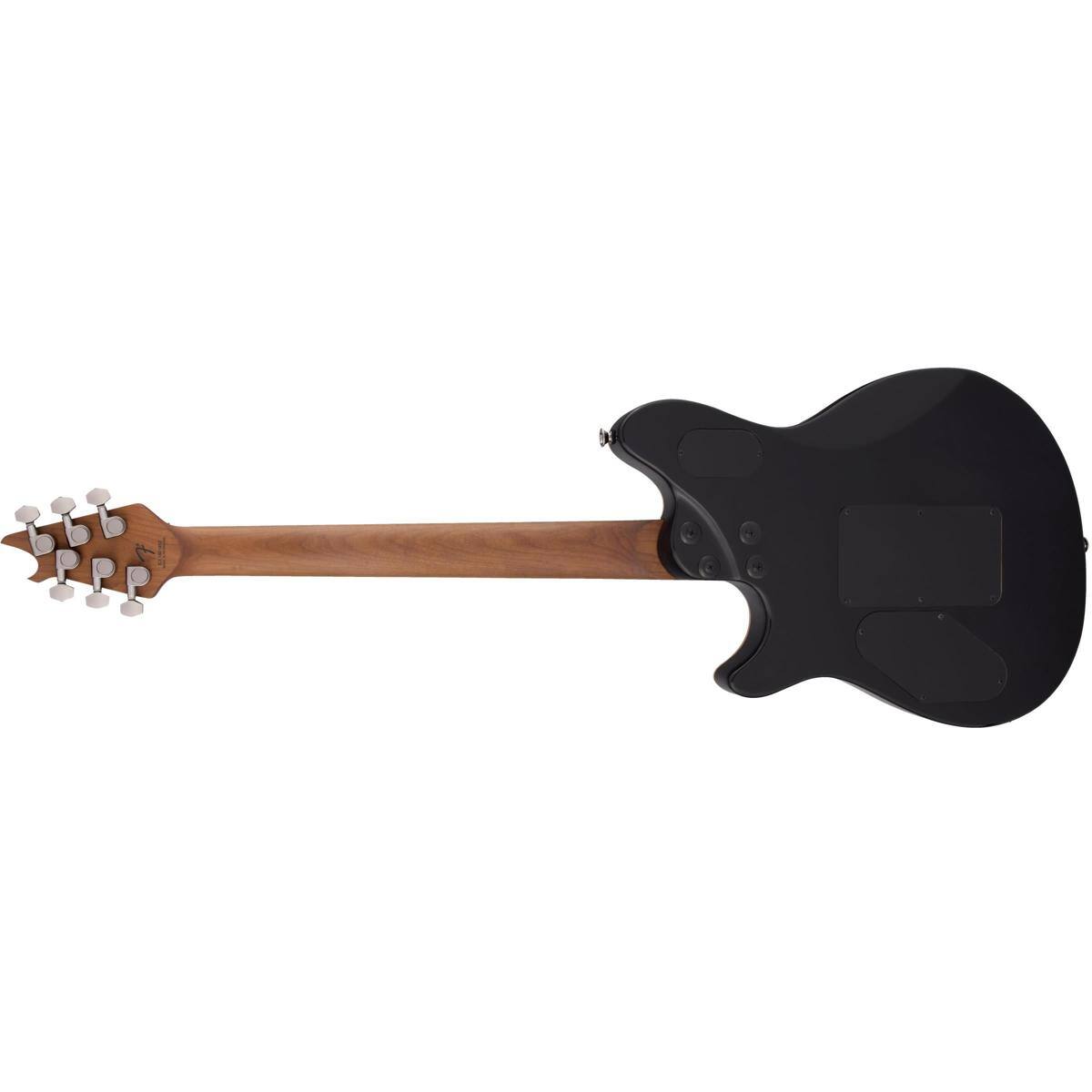 Alt View 1. EVH - EVH Wolfgang Standard Quilt Maple Electric Guitar, Baked Maple Fingerboard, Black Fade.
