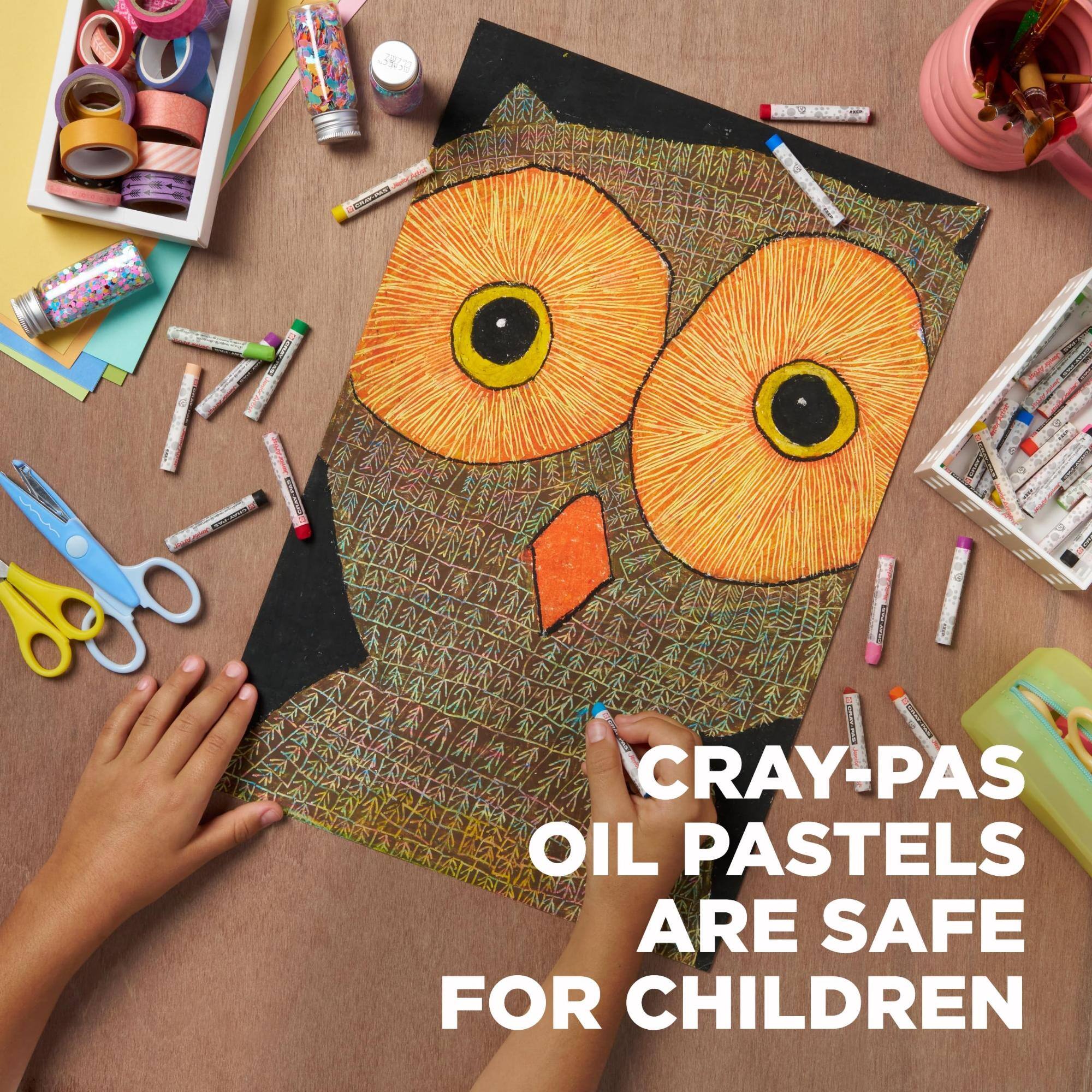 CRAY-PAS OIL PASTELS ARE SAFE FOR CHILDREN