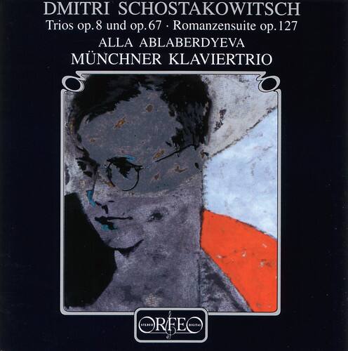 DMITRI SCHOSTAKOWITSCH  
Trios op. 8 und op. 67 - Romanzensuite op. 127  
ALLA ABLABERDYEVA  
MÜNCHNER KLAVIERTERIO  
S*EREO  
RFE