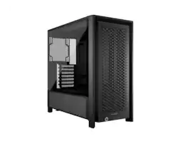 CORSAIR - Frame 4000D Black Steel / Tempered Glass ATX Mid Tower Computer Case - Black