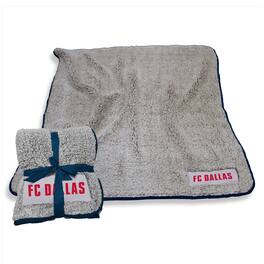 Logo Brands - FC Dallas 60'' x 50'' Frosty Fleece Blanket - Heather Gray
