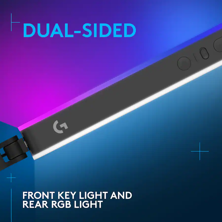Logitech Model Number Rughtlight Logitech Litra Beam LX Premium Dual Sided RGB LED Streaming Light With ...
