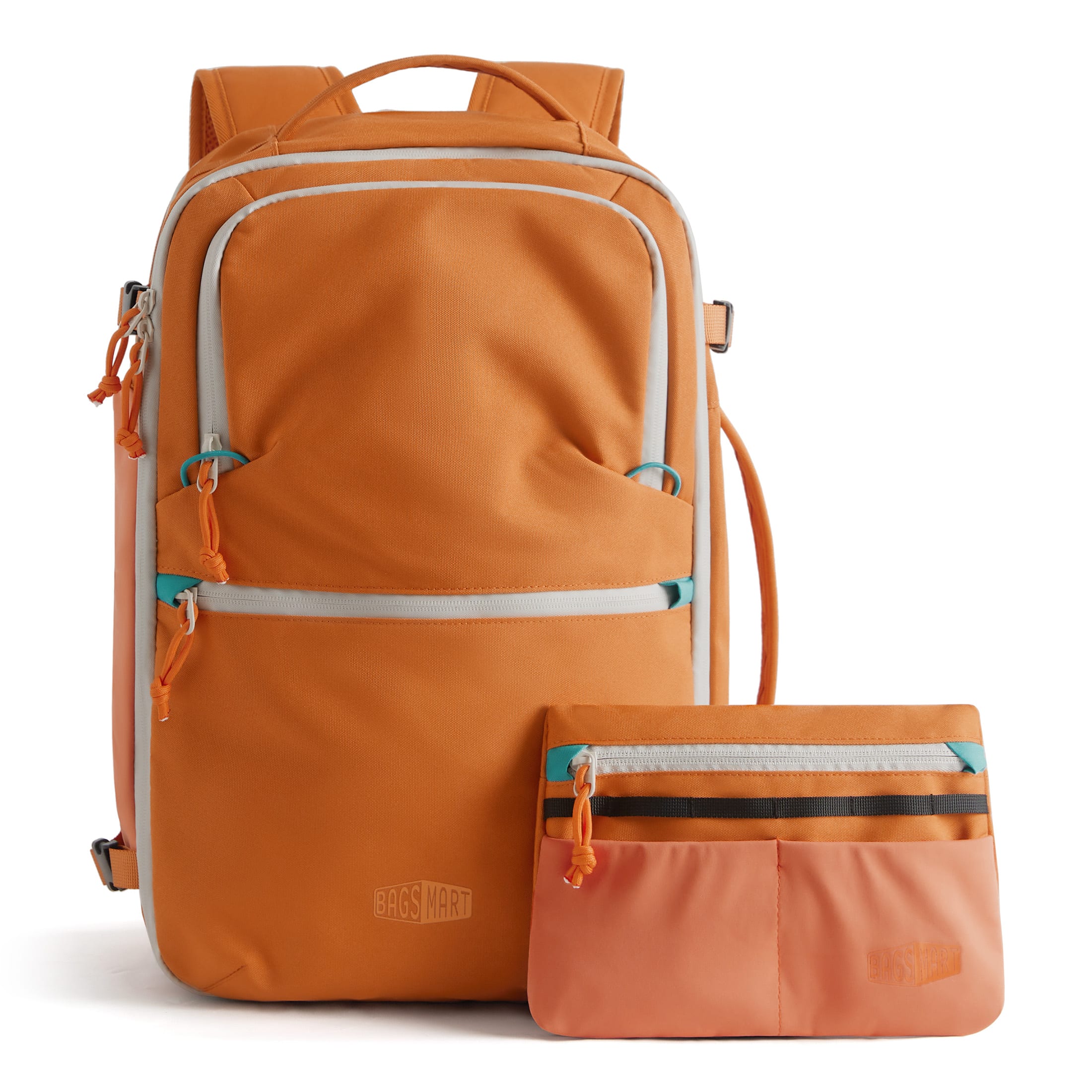 Bagsmart - Faro 29L Travel Backpack Set with Detachable Crossbody Bag, 180° Opening Waterproof 15.6 Inch Laptop Daypack - Orange price history on PriceWatchPro