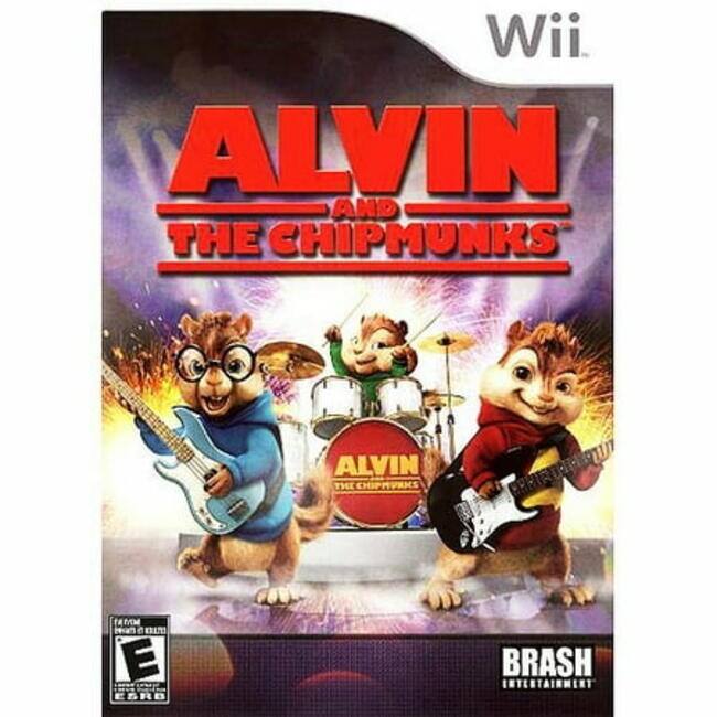 Wii  
ALVIN AND THE CHIPMUNKS  
ALVIN THE CHIPMUNKS  
BRASH ENTERTAINMENT  
ESRB E