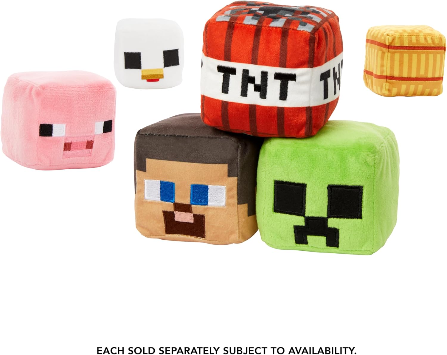 Each sold separately subject to availability.