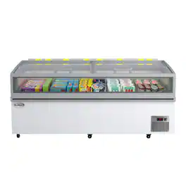 Koolmore - 79 in. 31 cu. ft. Commercial Auto Defrost Convertible Island Freezer/Refrigerator (KM-ISCF-79AF) - White