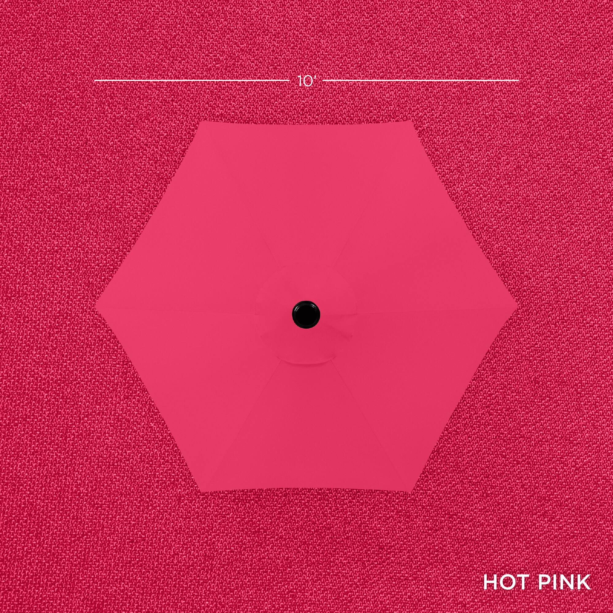 The text on the image is "10 HOT PINK."