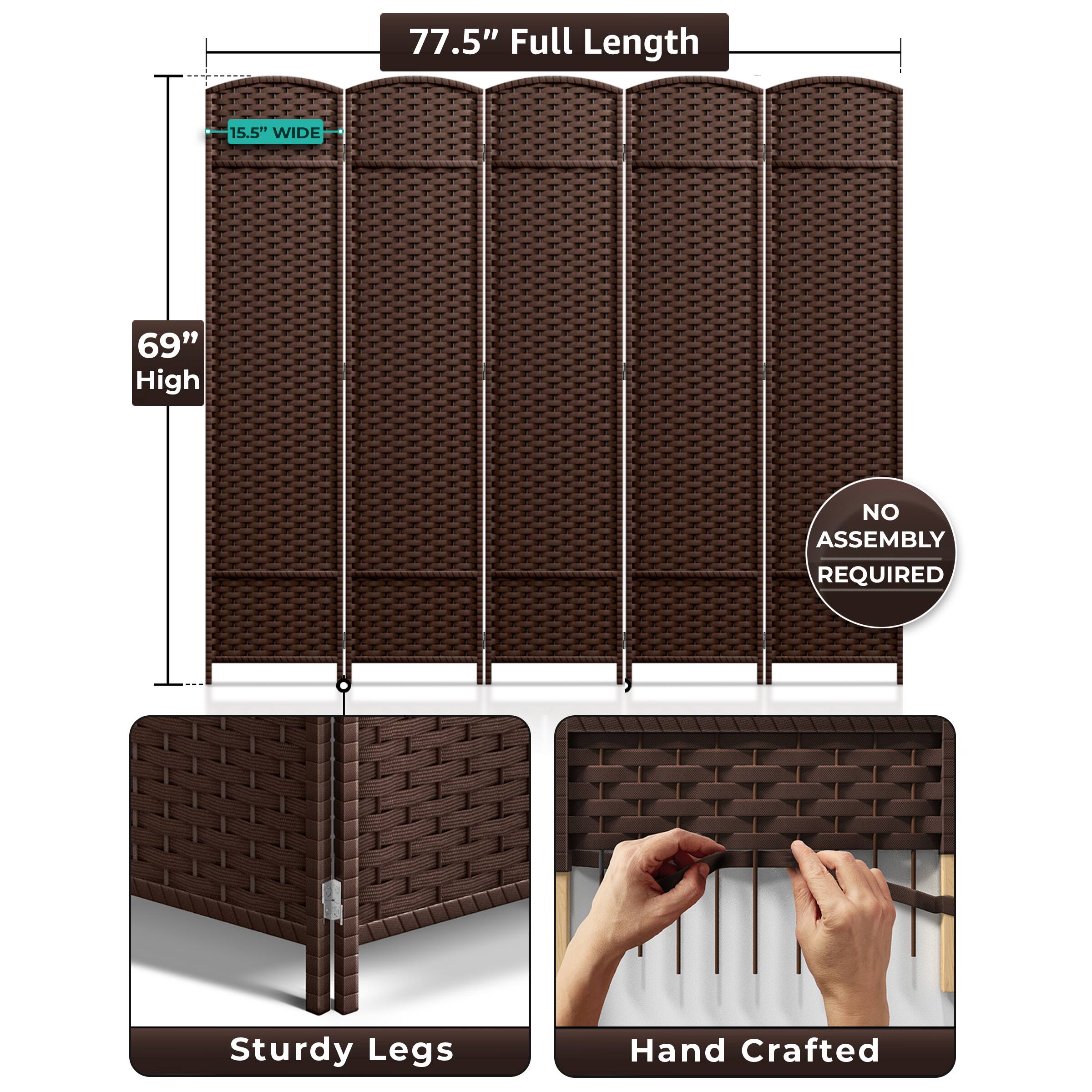 77.5" Full Length  
15.5" Wide  
69" High  
No Assembly Required  
Sturdy Legs  
Hand Crafted
