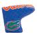 Front. Team Golf - Florida Gators Quilted Blade Putter Cover - Multicolor.