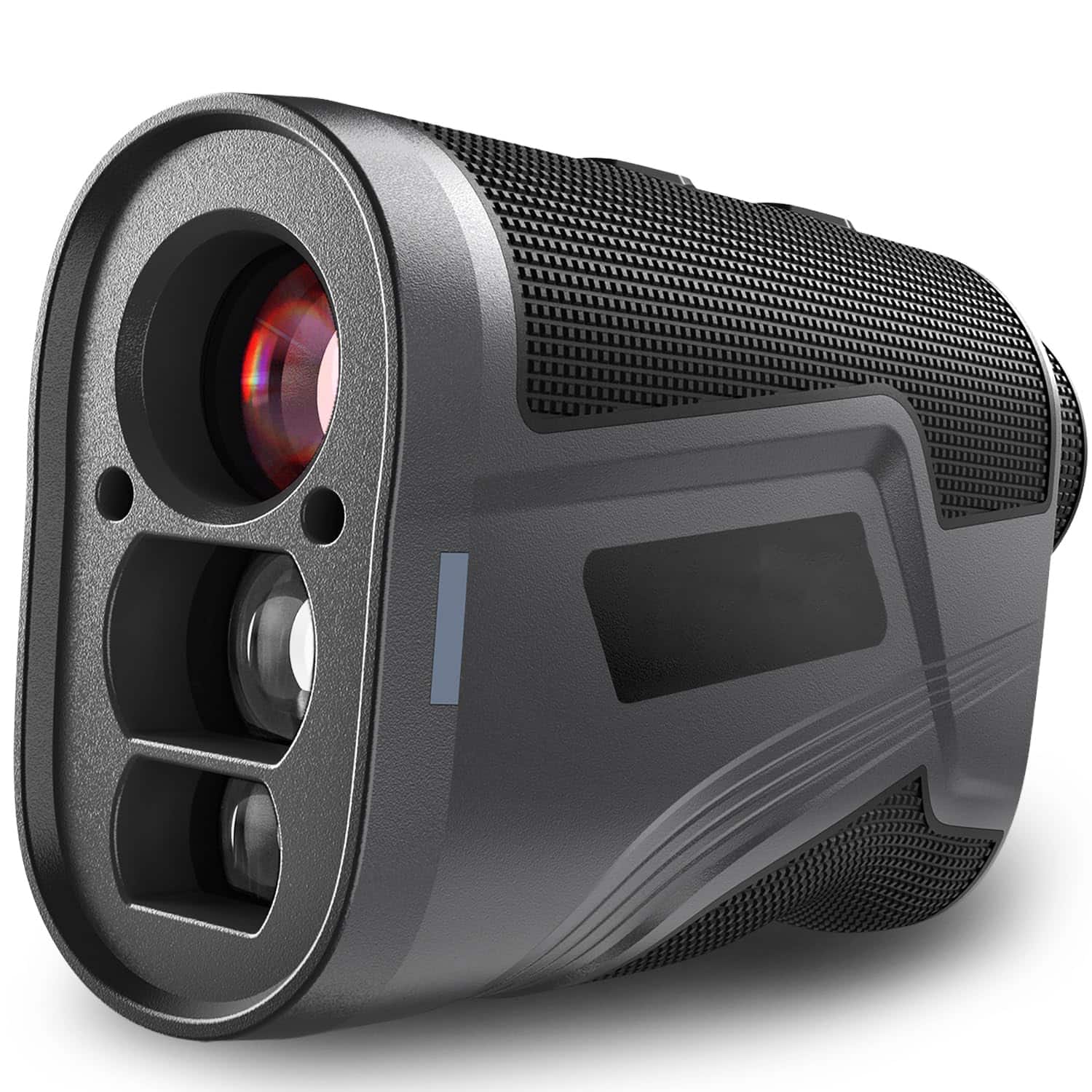 GlowWise - ‌Slope-Enabled Golf Rangefinder - 1200Yds Range, 6X Magnification, Vibration Alert, Magnetic Design for Hunting & Golf‌ - Black