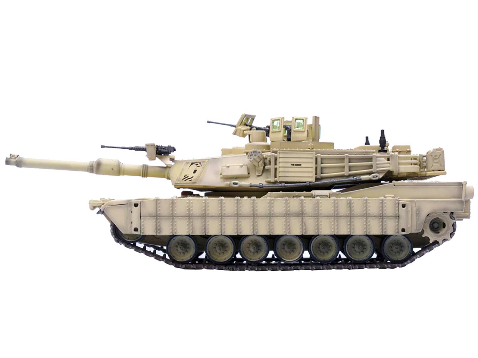Alt View 1. Panzerkampf - General Dynamics M1A2 Abrams TUSK Tank "US Army – Iraq" (2011) "Armor Premium" Series 1/72 Diecast Model by Panzerkampf.