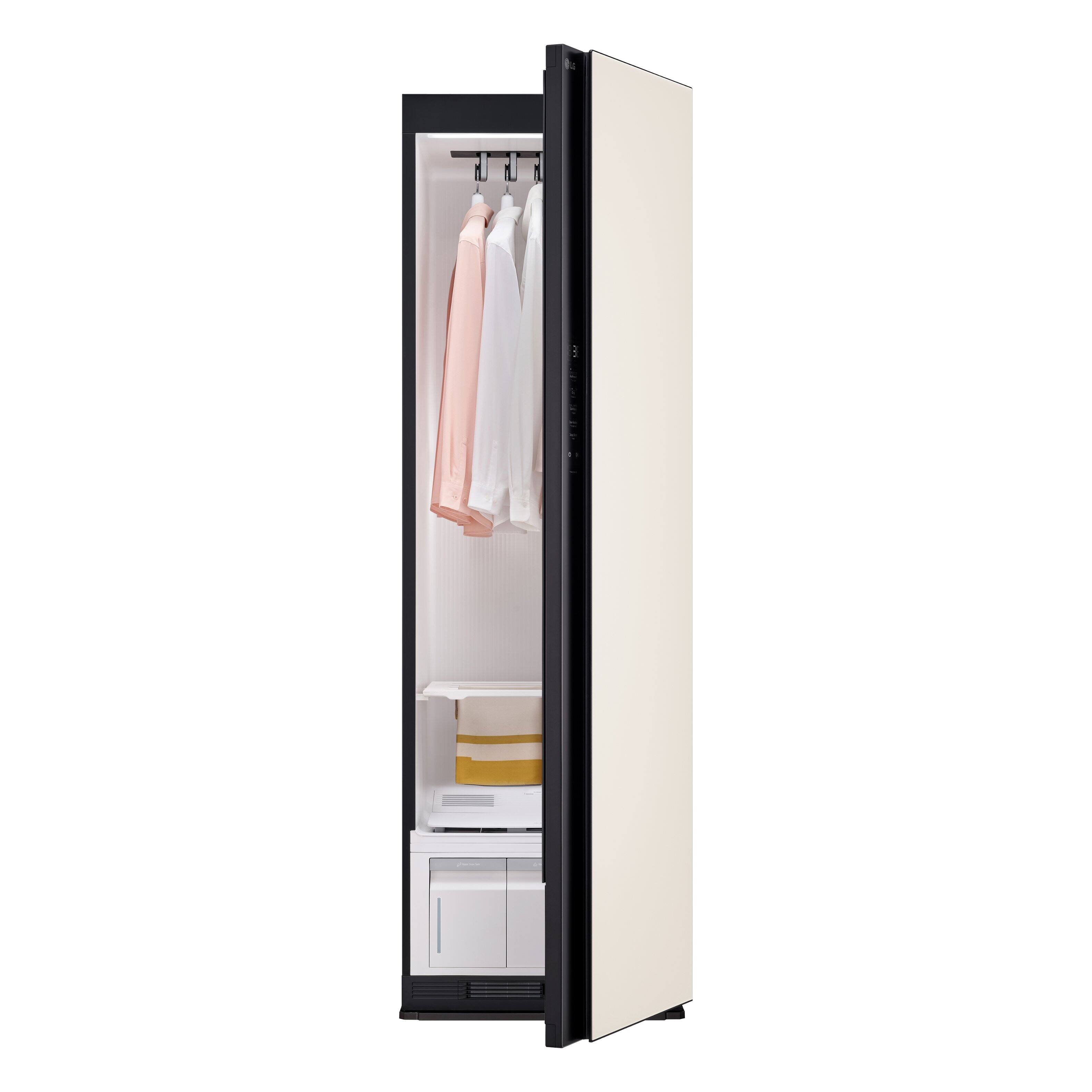 Alt View 10. LG - Styler Smart Steam Closet with Dual TrueSteam and and Dynamic MovingHanger - Beige.
