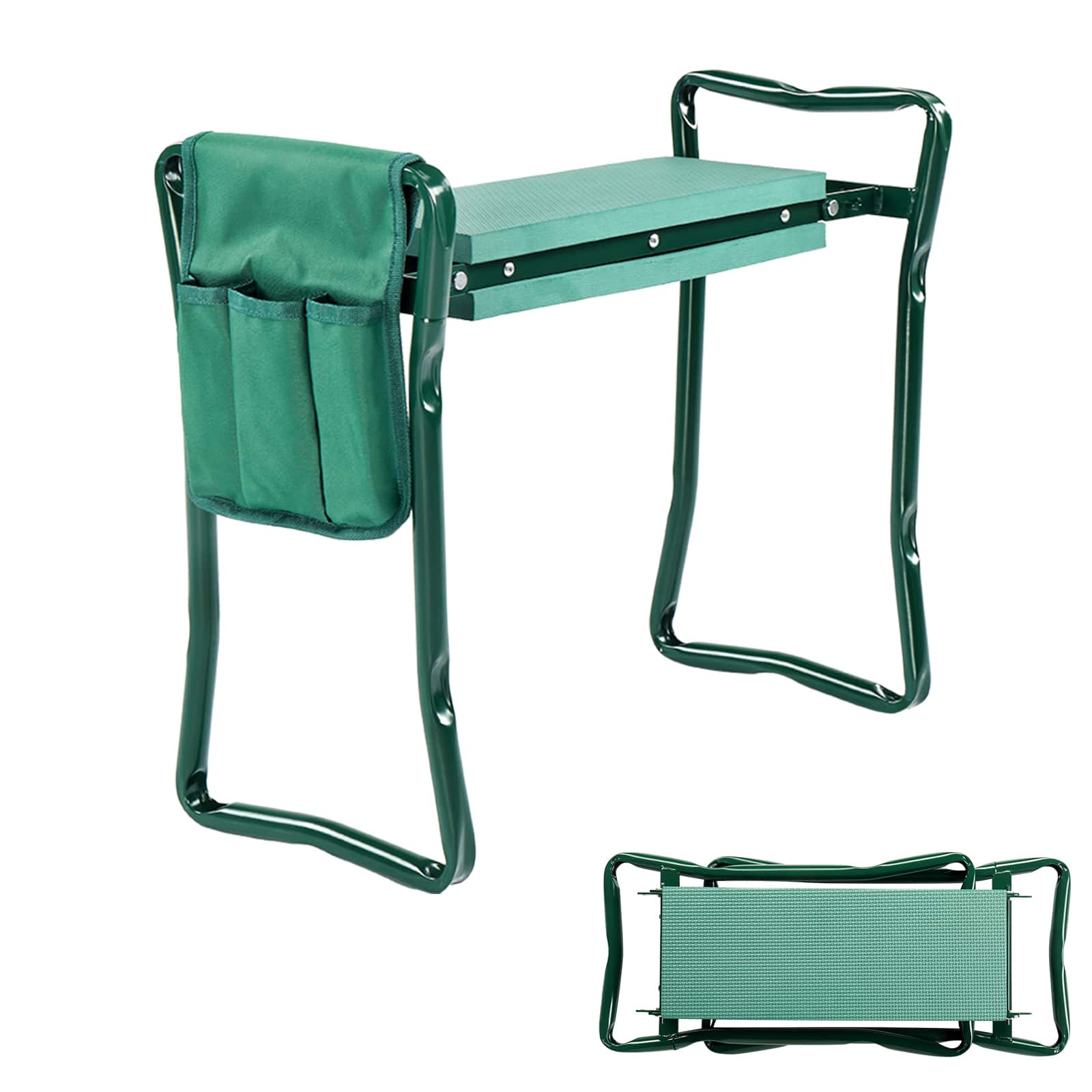Winado - Garden Kneeler and Seat Stool Heavy Duty Garden Folding Bench - Green price history on PriceWatchPro