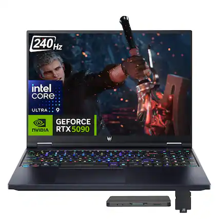 240 Hz
Intel Core Ultra 9
NVIDIA GeForce RTX 5090