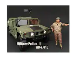 WWII Military Police Figure II For 1:18 Scale Models by American Diorama - Multi